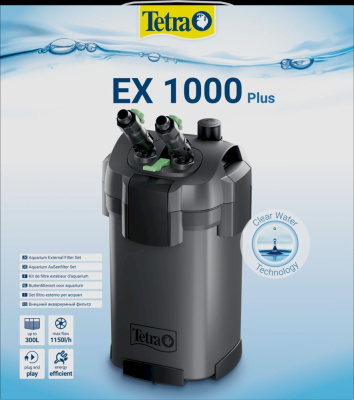 Tetra EX 1000 Plus - Внешний фильтр, 1150 л./ч. ( до 300 литров)